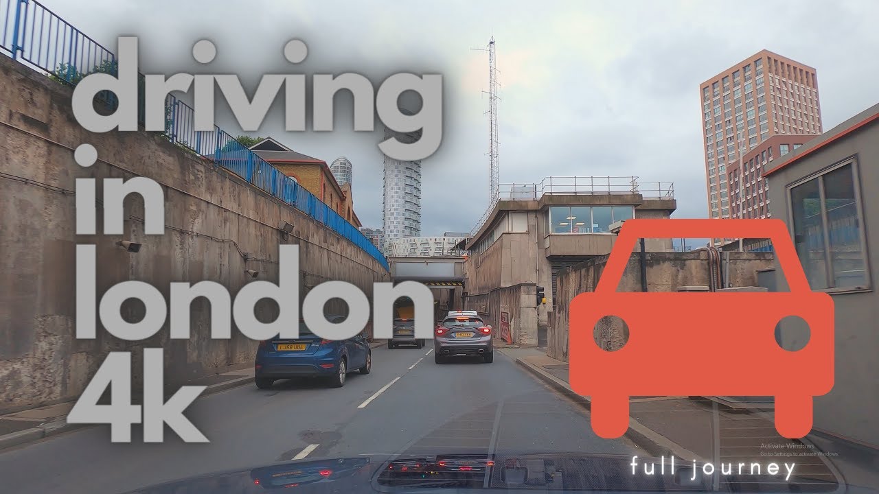 Driving in London 4K 08.07.2020 Evening Commute. Full Journey Real Speed with Sound