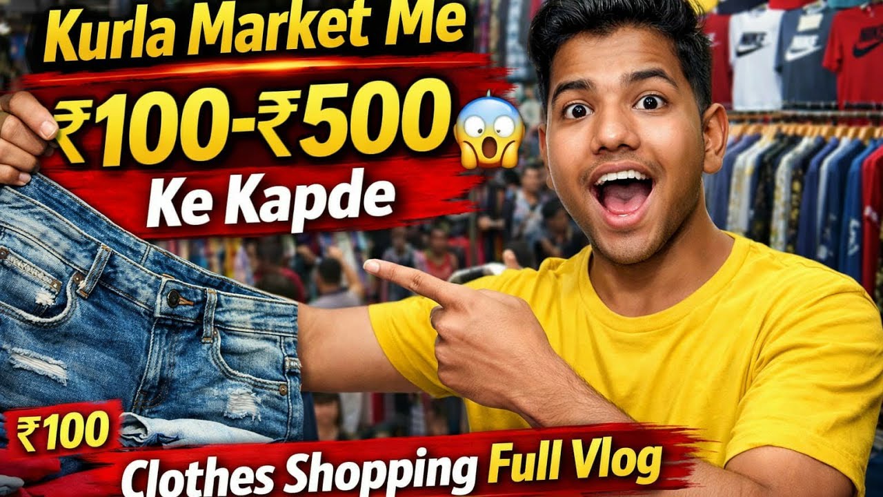 Fashion Street Mumbai 2025 | Trending Jackets & Baggy ₹200/- 😱 | kurla Market Mumbai #mumbai 
