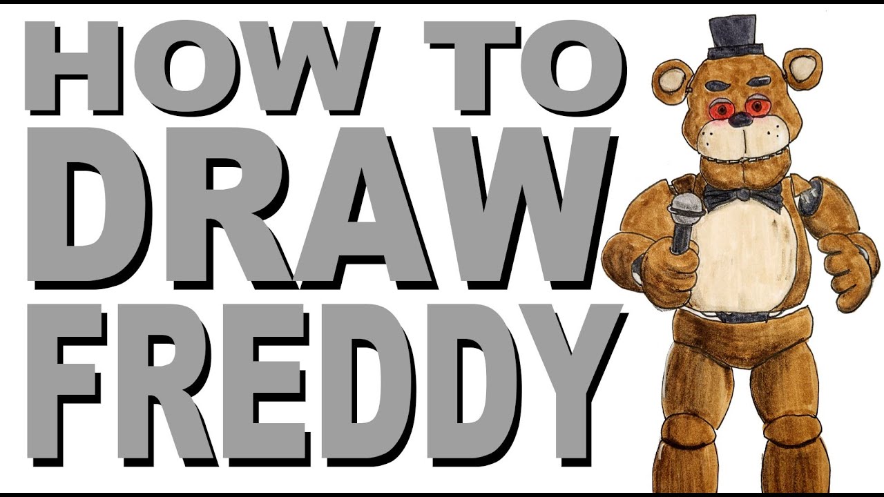 How to draw Freddy (FNaF Movie)