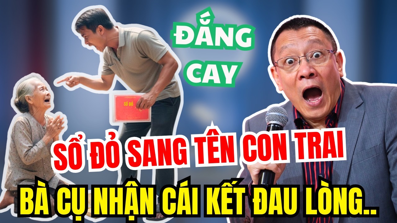 ĐẮNG CAY! Vừa Sang Tên Sổ Đỏ, Mẹ Già Bị ĐẨY Xuống BẾP ĂN CƠM THIU