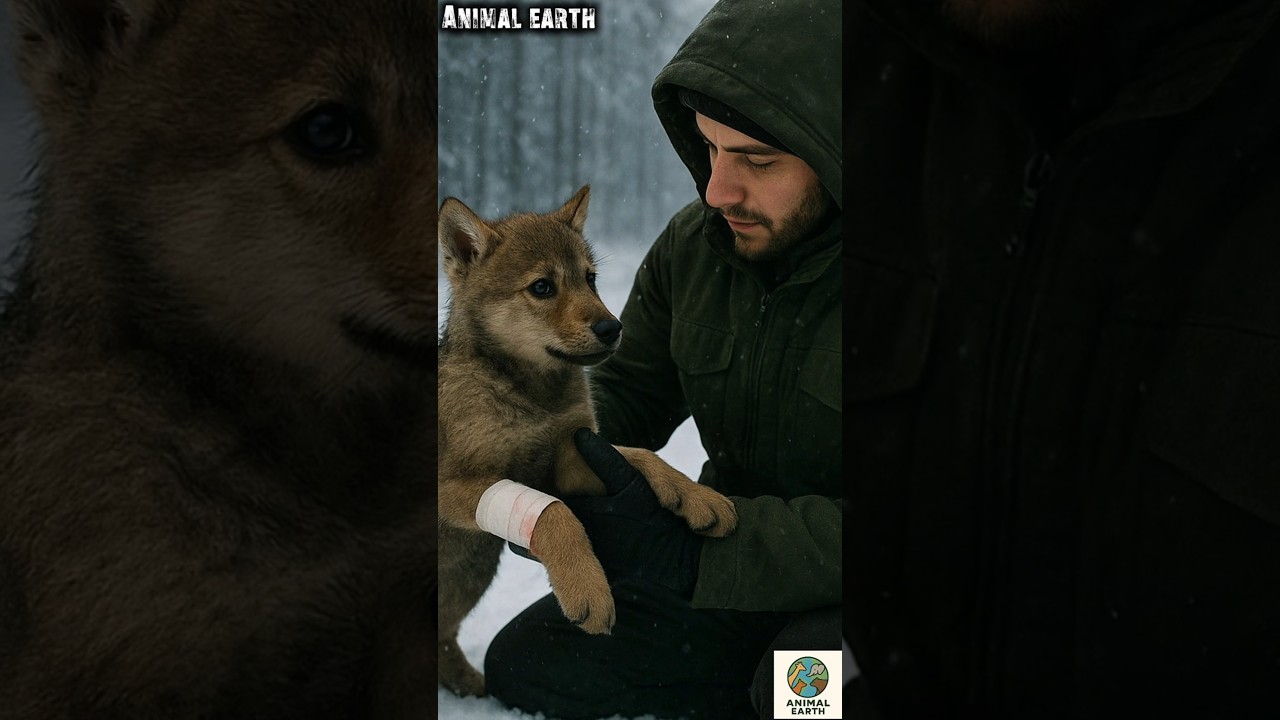 A Wolf Pup&rsquo;s Cry for Help | Heart-Touching Rescue Story | Animal Earth