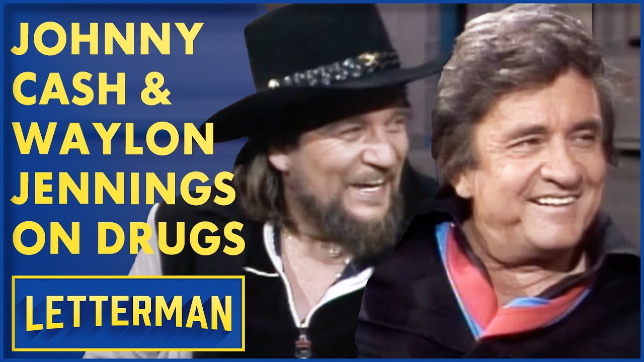 Johnny Cash & Waylon Jennings On Their Drug Addictions | David Letterman