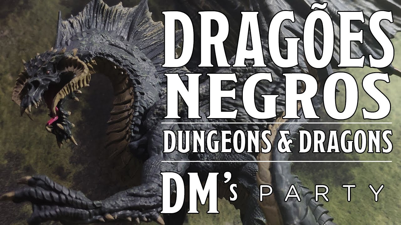 Os temíveis Dragões Negros (+ Miniatura Dragão Adulto)
