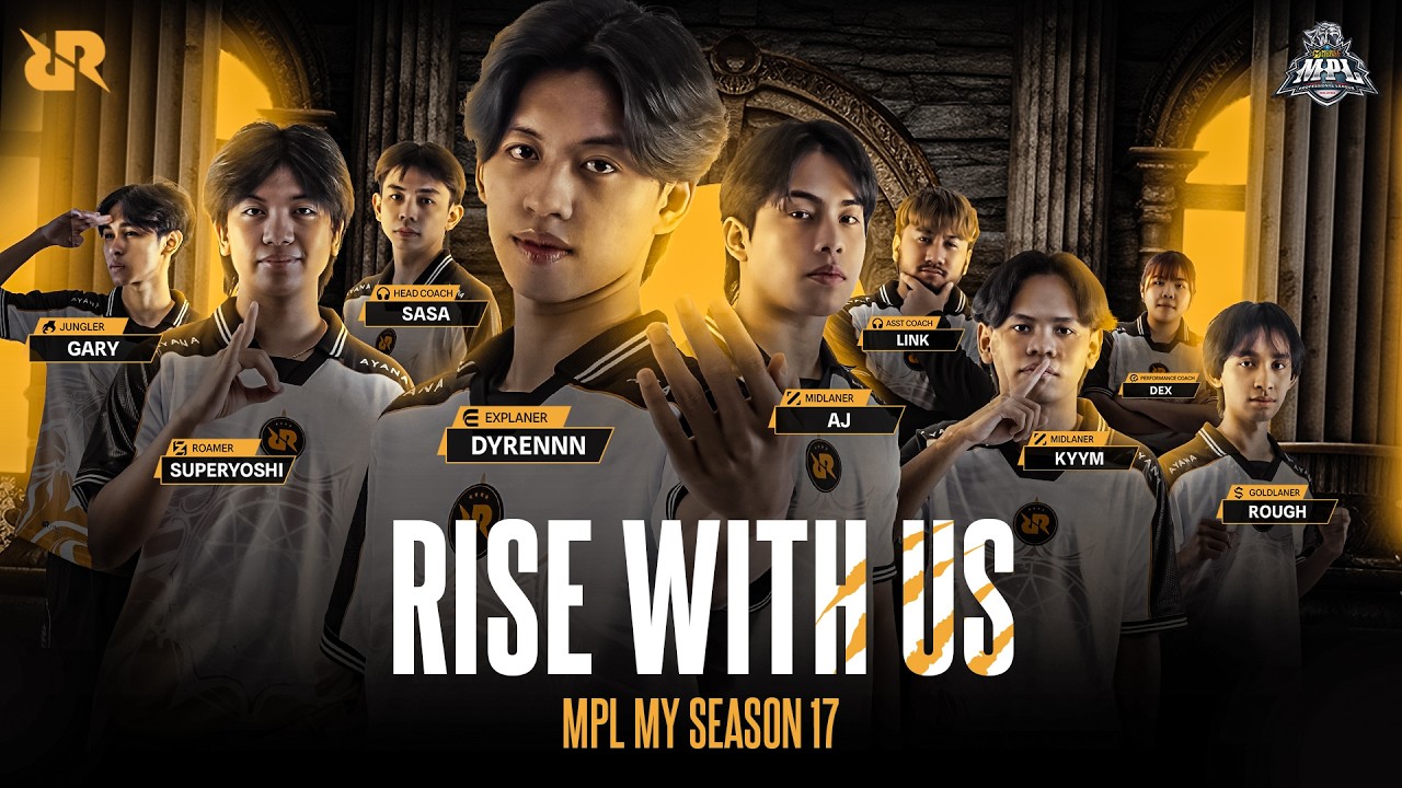 OFFICIAL ROSTER RRQ TORA MPL MALAYSIA S17