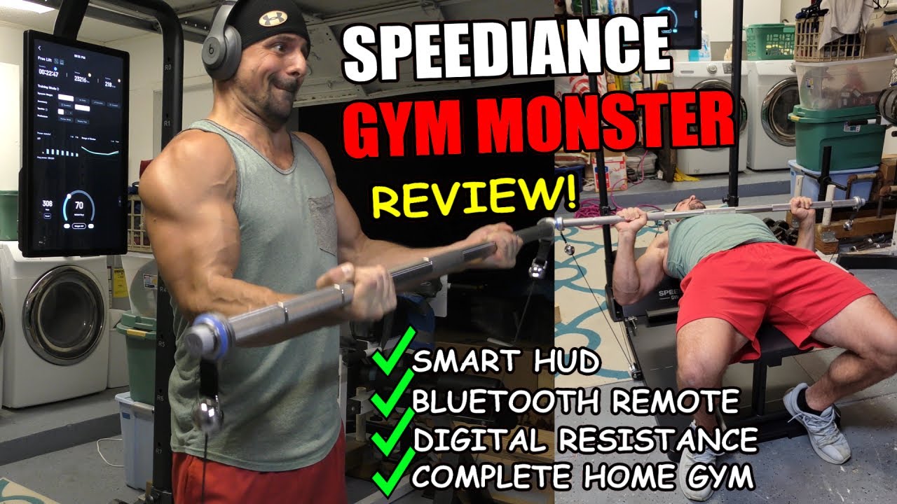 Speediance GYM MONSTER Review! || What Can You Do With a Smart Home Gym?