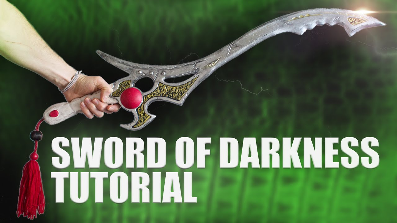 *english* DIY SWORD OF DARKNESS TUTORIAL / POWER RANGERS