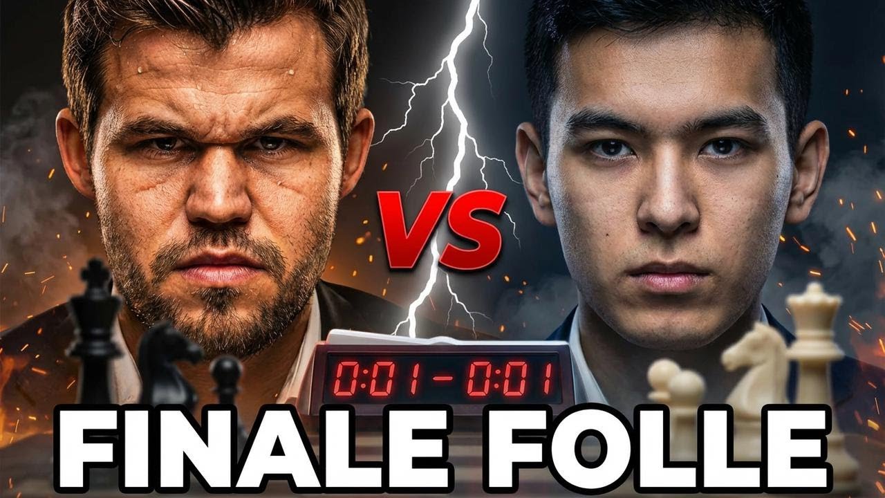 Magnus Carlsen contre Abdusattorov — Le choc de la grande finale du Mondial Blitz