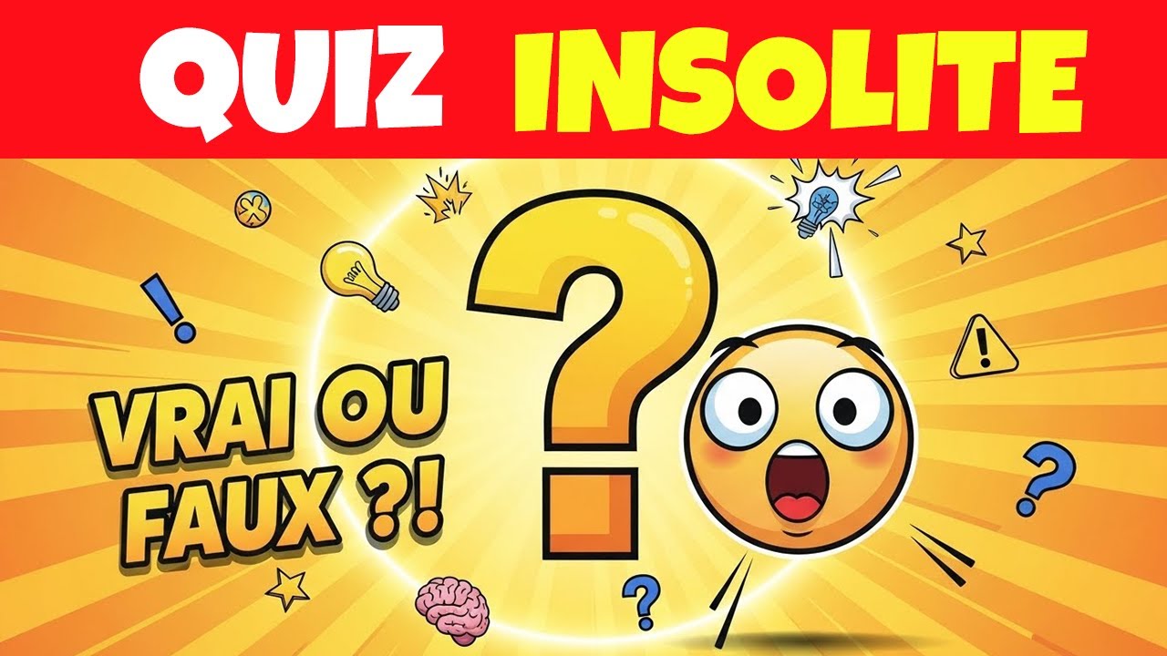 20 Faits Insolites  Vrai ou Faux  🧠 Teste Tes Connaissances !