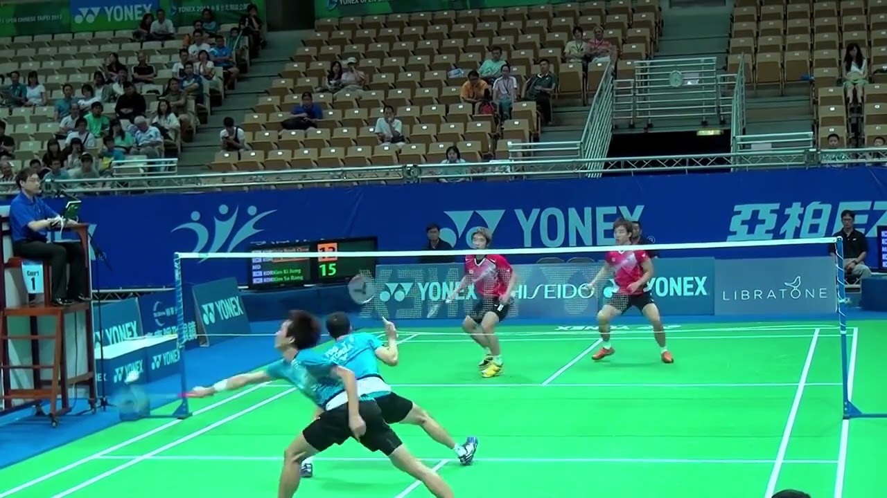 Yoo Yeon-seong/SHIN Baek Cheol VS KIM Gi Jung/KIM Sa Rang Chinese Taipei Open 2013 Good Angle Camera