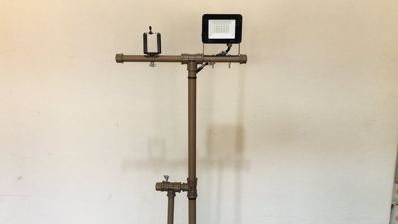 Como fazer tripé para celular com cano PVC