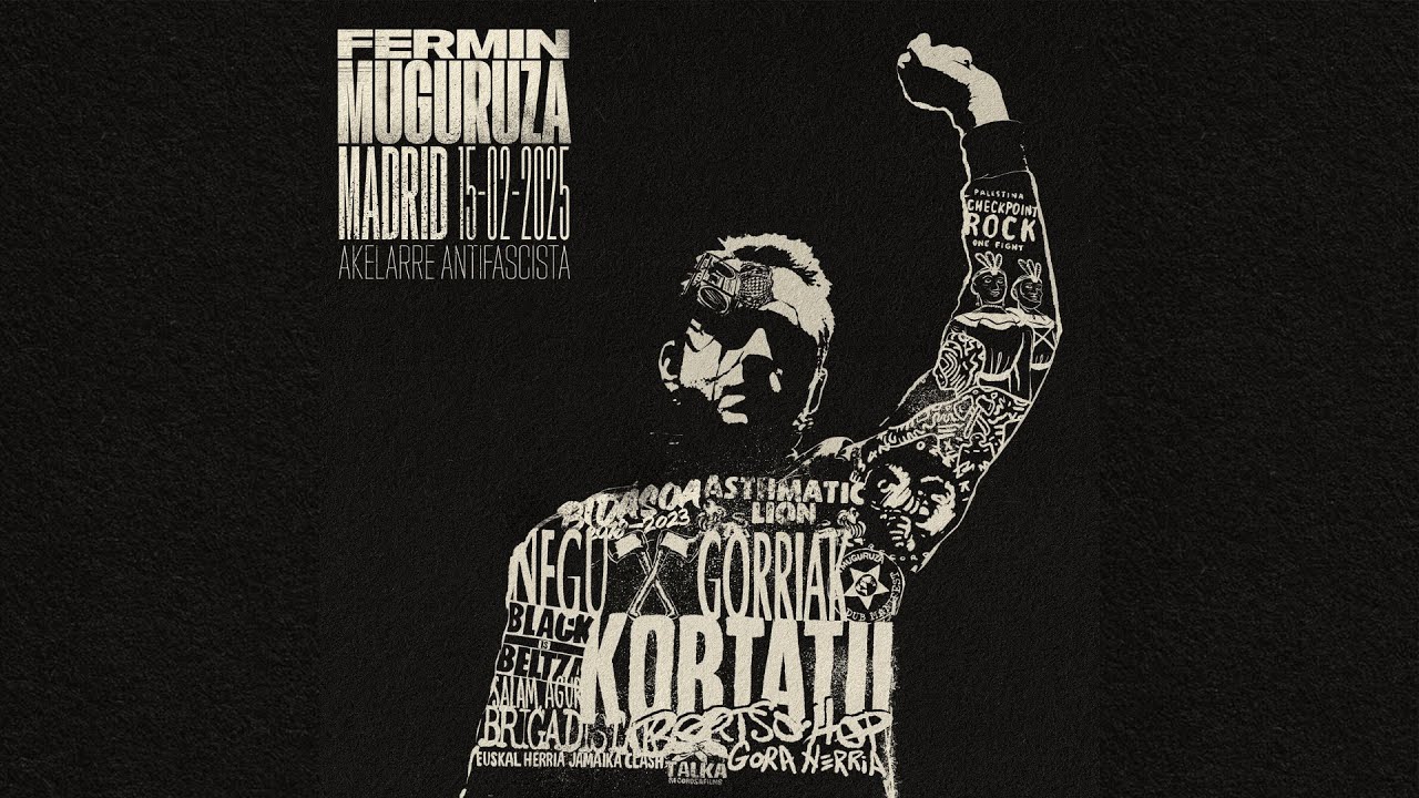 FERMIN MUGURUZA – MADRID – Akelarre Antifascista (15-02-2025) #MuguruzaFM40