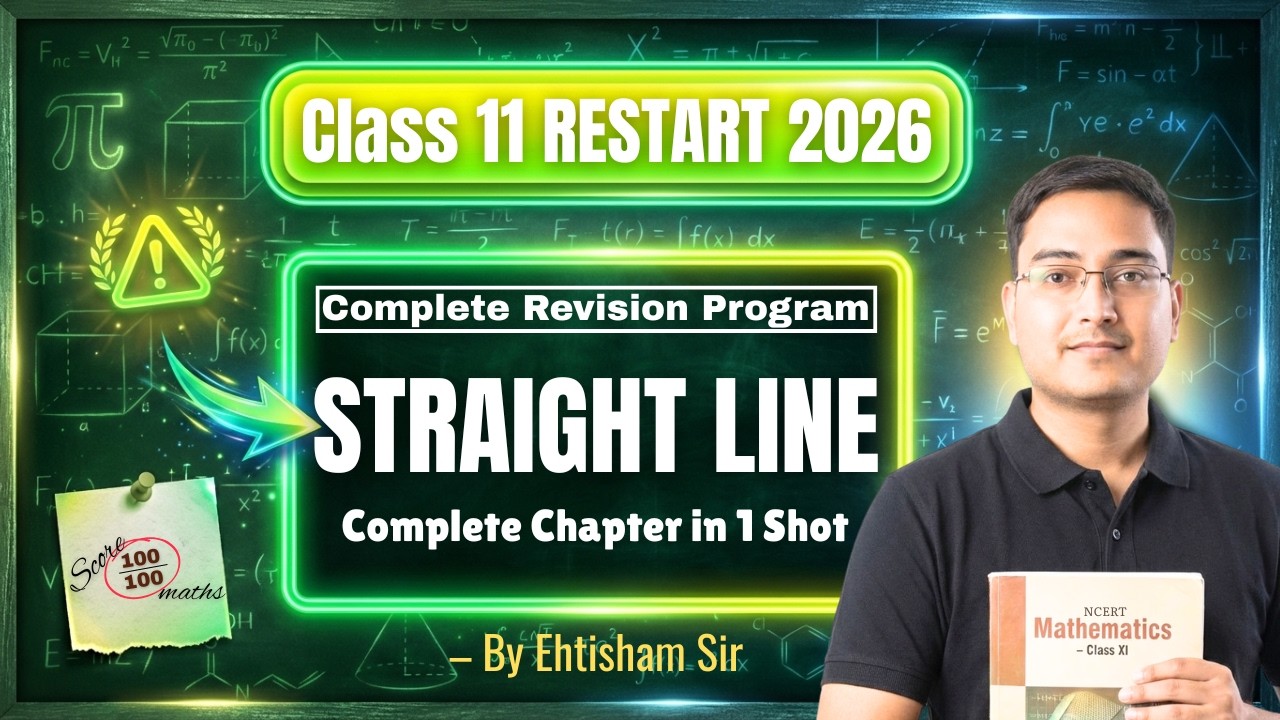 Straight Line Class 11 Maths Full Chapter in 1 Shot 🔥 | Complete Revision | Ehtisham Sir