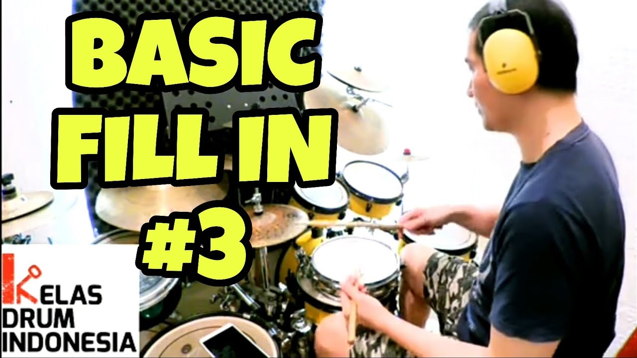 Basic Fill in part 3 **onlineclass081519407855** #drum #drumlesson #drumfill #drummergereja #drums