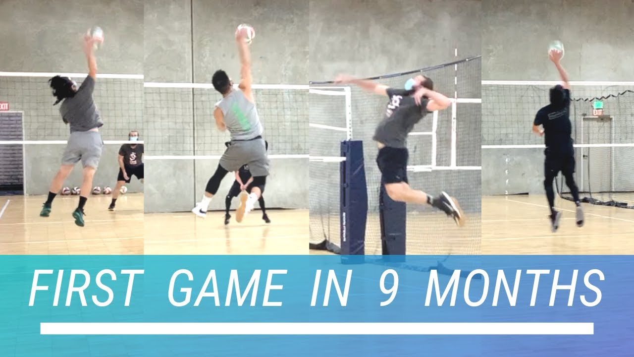 FIRST VOLLEYBALL GAME IN 9 MONTHS | Volleyball Practice 12-4-20