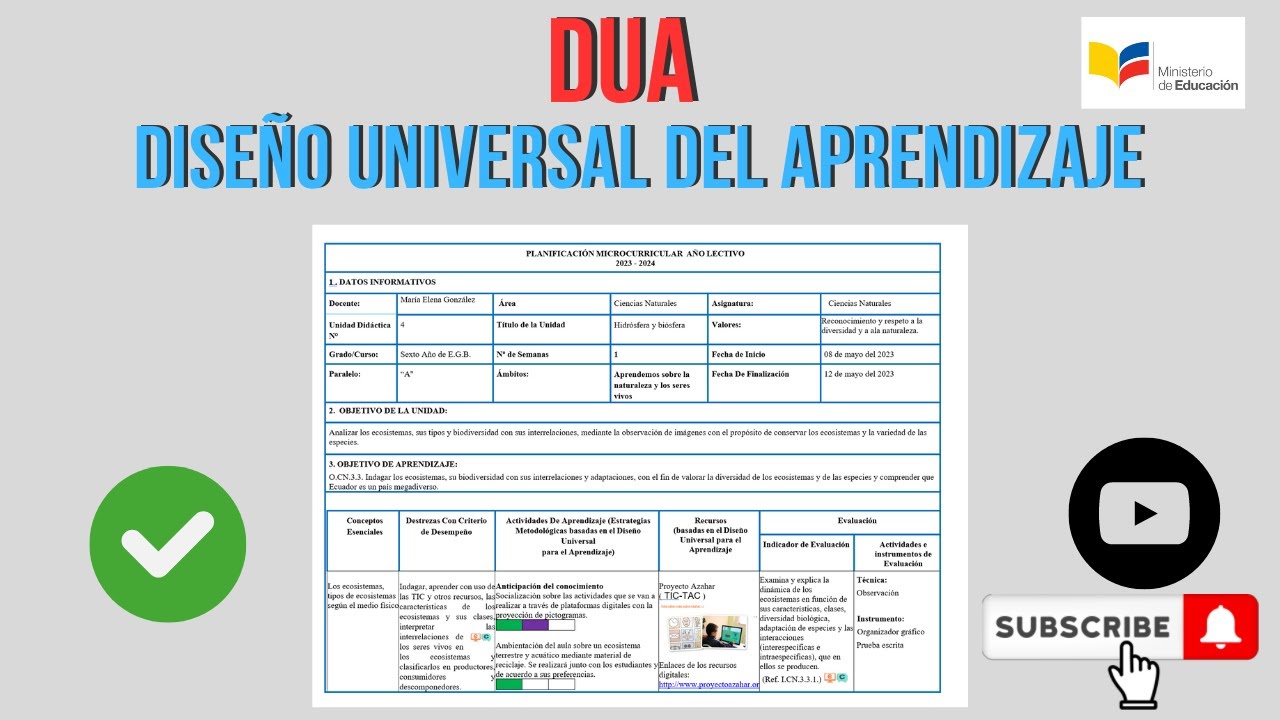 DUA Diseño Universal del Aprendizaje ✅