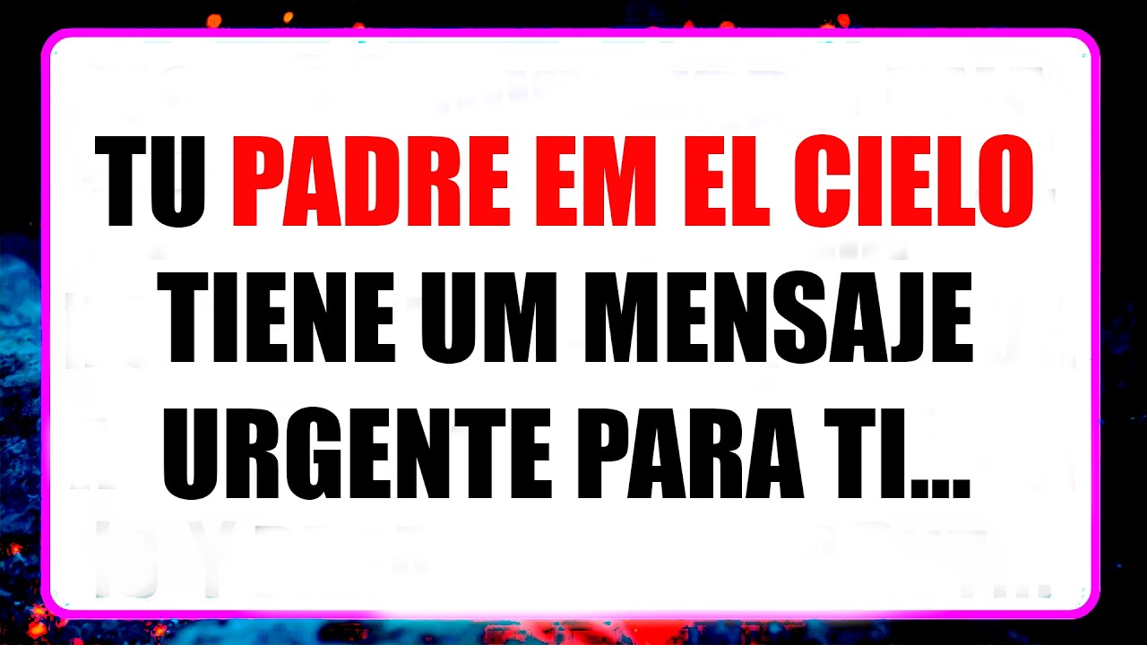💌 Tu Padre en el Cielo Habla Hoy… ¡No Dejes que el Diablo Gane!