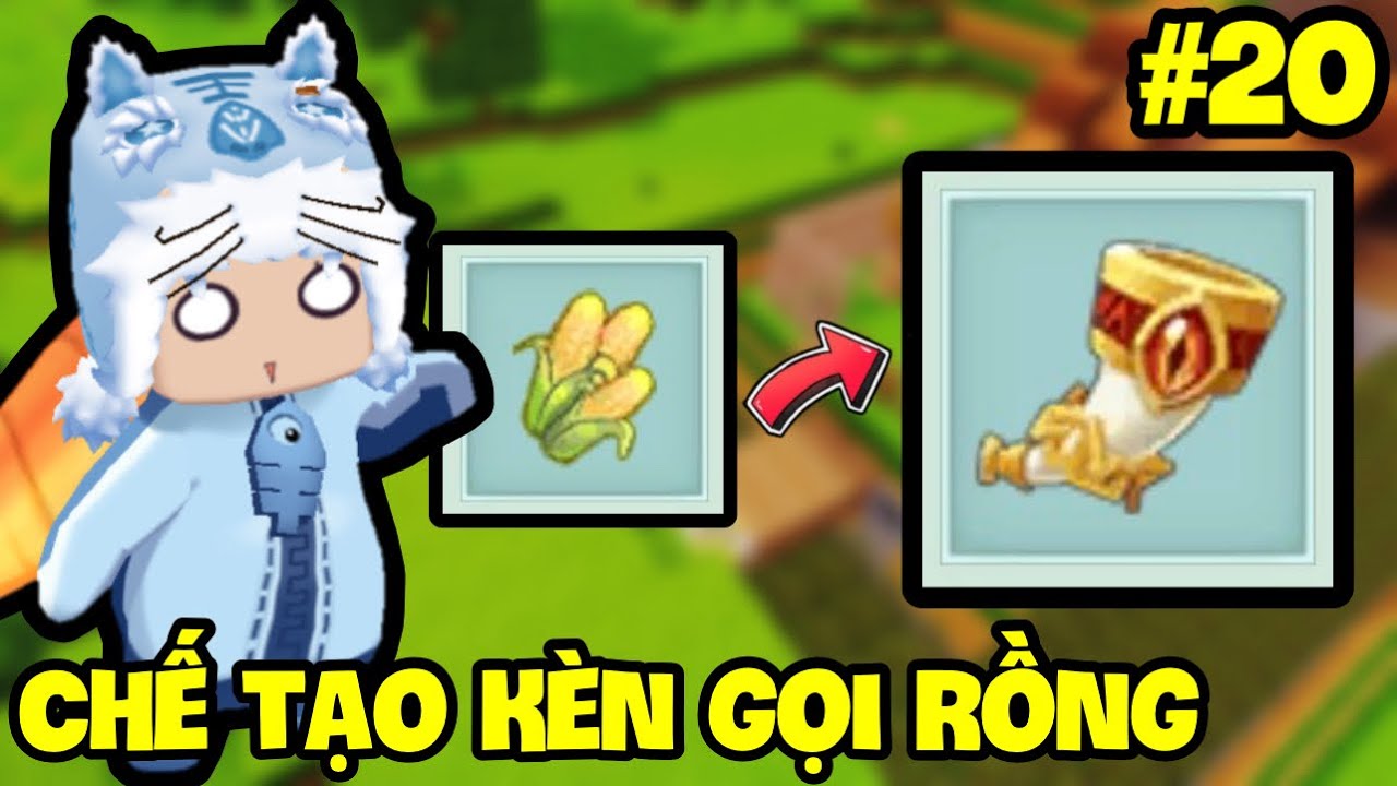 SINH TỒN HƯ KHÔNG MINI WORLD - TẬP 20: MEOWPEO THU THẬP 192 NGÔ CHẾ TẠO KÈN GỌI RỒNG LV2