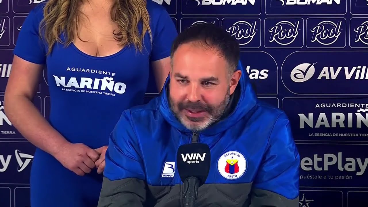 Rueda de prensa de Pasto tras su partido con Bucaramanga