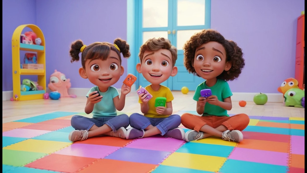 Fifteen Little Toy Phones Ring Ring Ring | Fun Counting Song & Communication Rhyme
