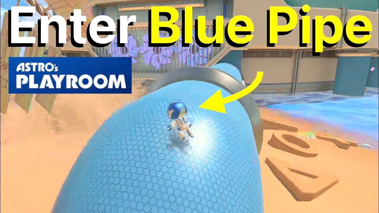 Astro's Playroom: Enter Blue Pipe