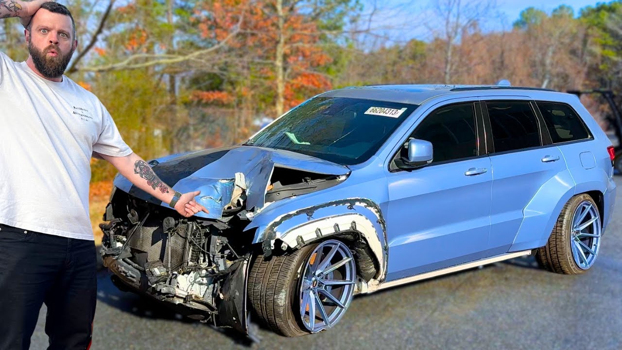 I Bought A Totaled TRACKHAWK At The Auction!