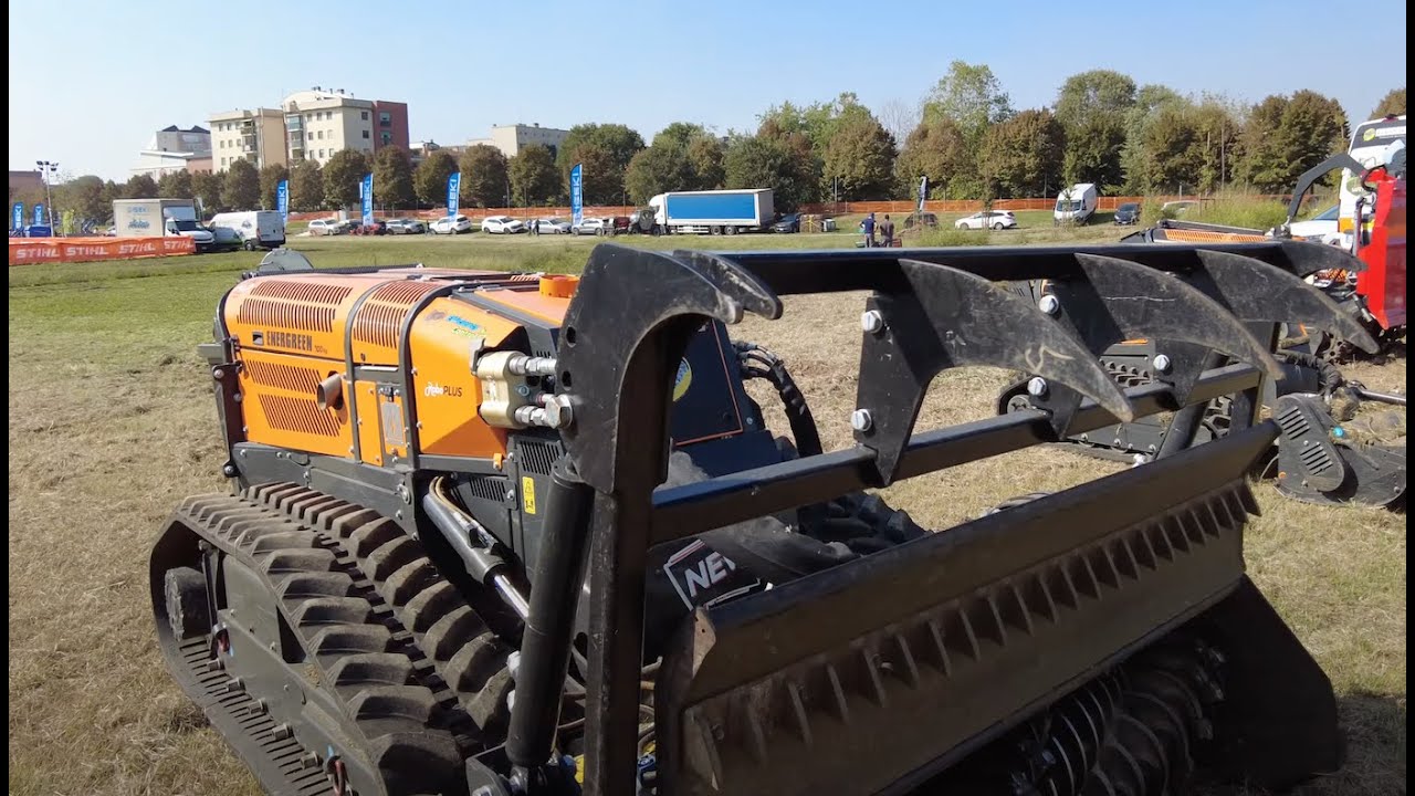 Energreen trincia radiocomandata 100 CV + prove in campo