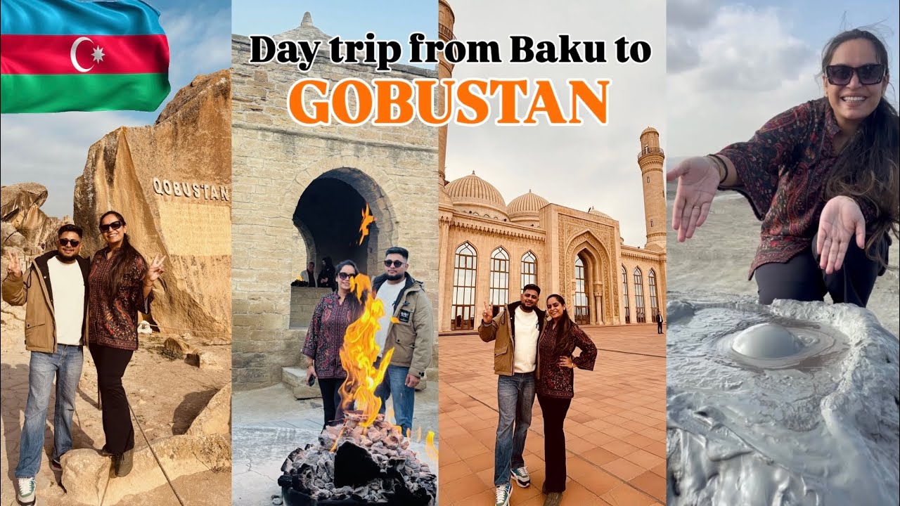Day trip from Baku to Gobustan, Yanardag, Mud volcano,Bibi Heybat Mosque,Atashgah Fire temple