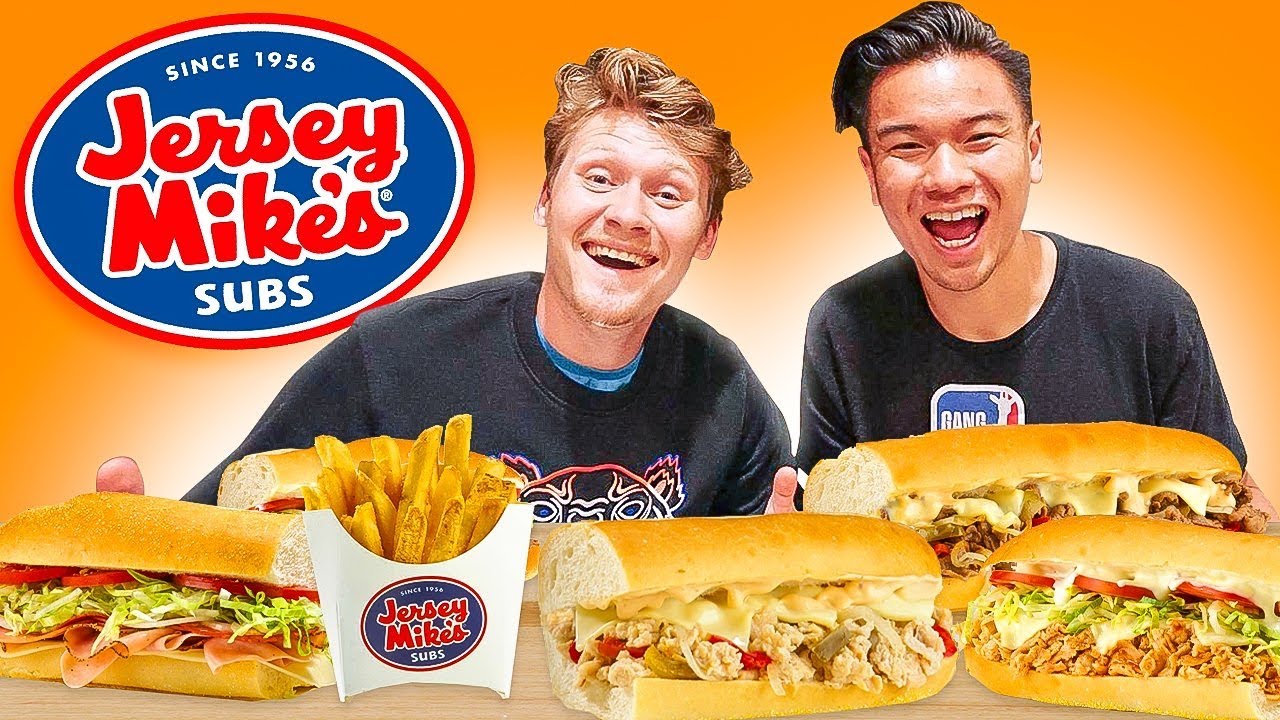 Eating ENTIRE Jersey Mike's Menu with Jiedel!