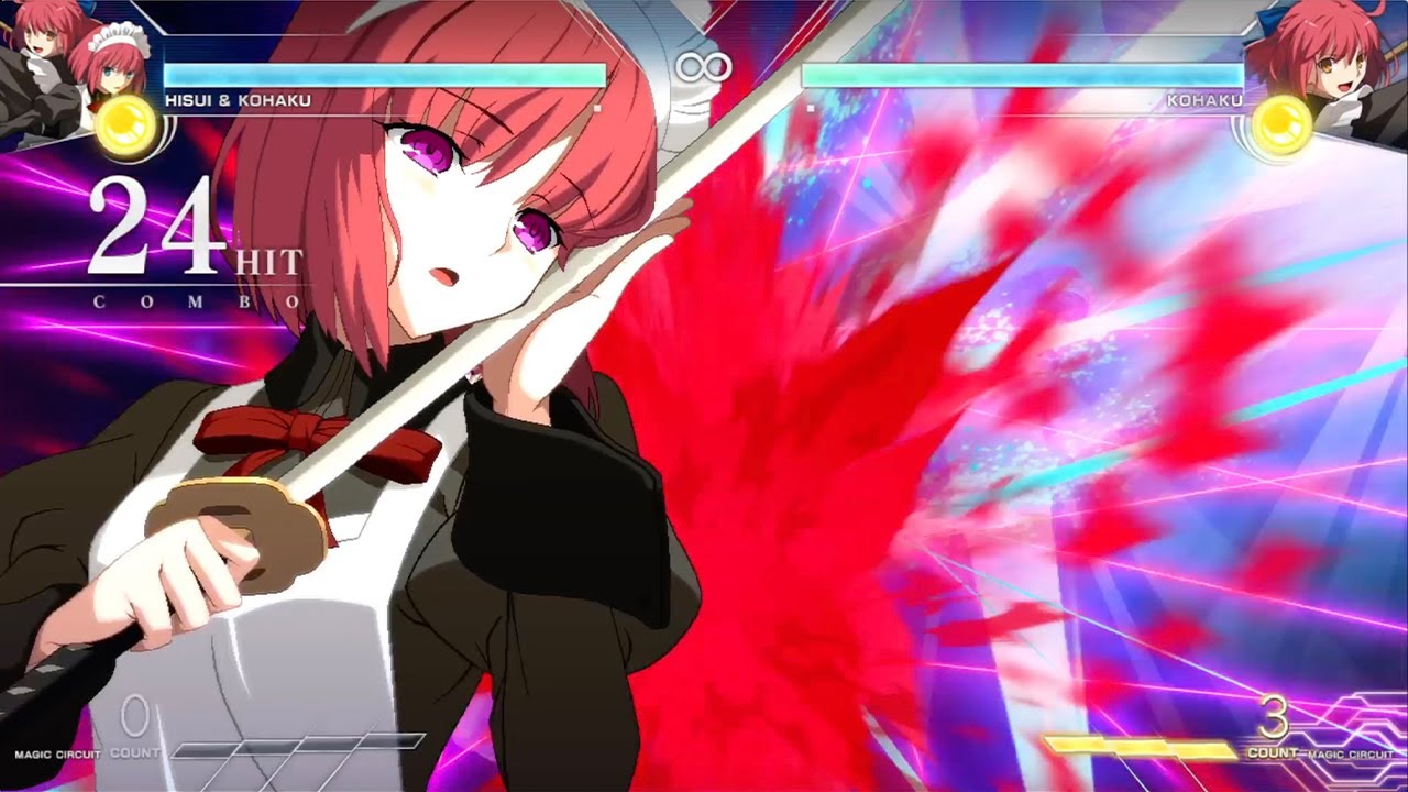 【メルブラ/メルティブラッド:タイプルミナ】全キャラ 必殺技集（ラストアーク）