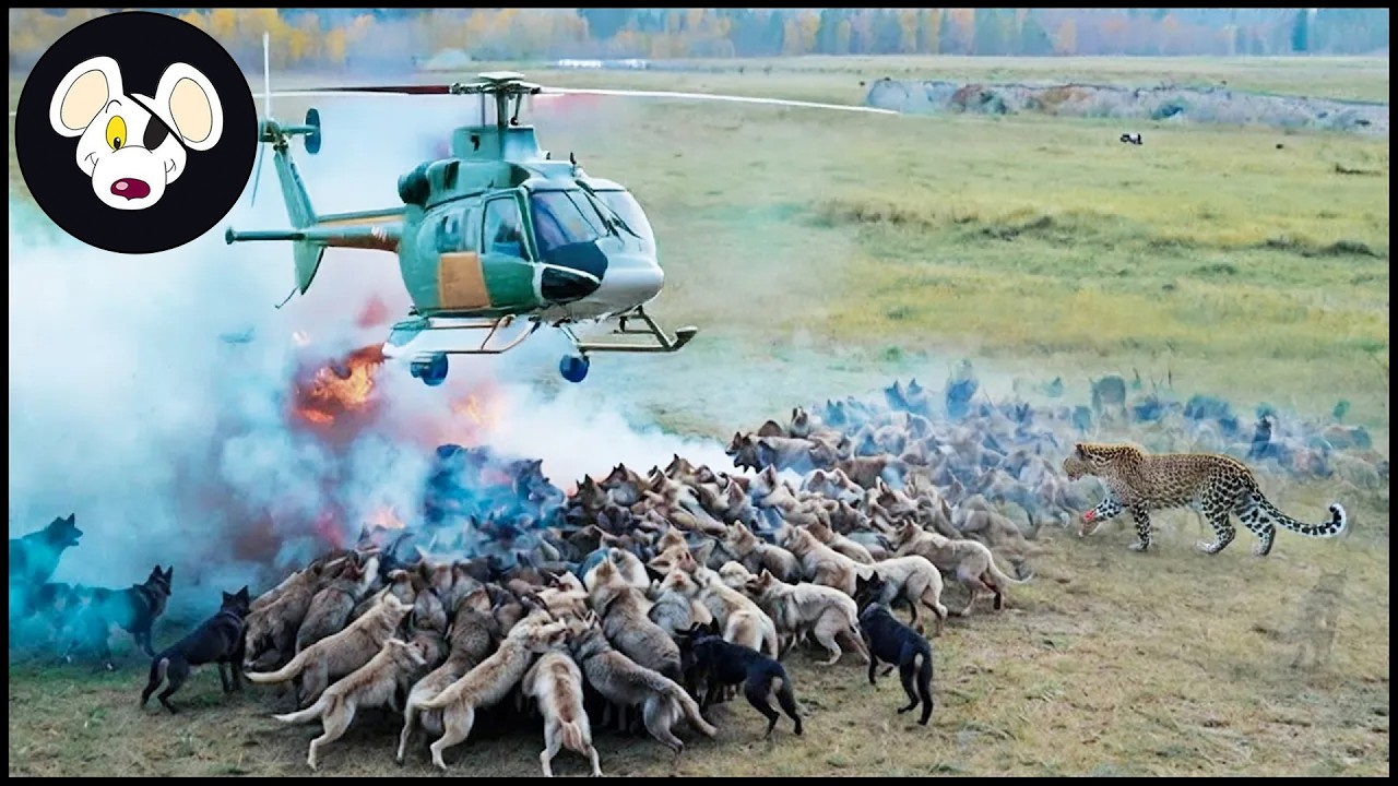 Tragic! Hunter In Distress While Hunting Wild Boar, Leopard And Wolf | Wild Boar Hunting