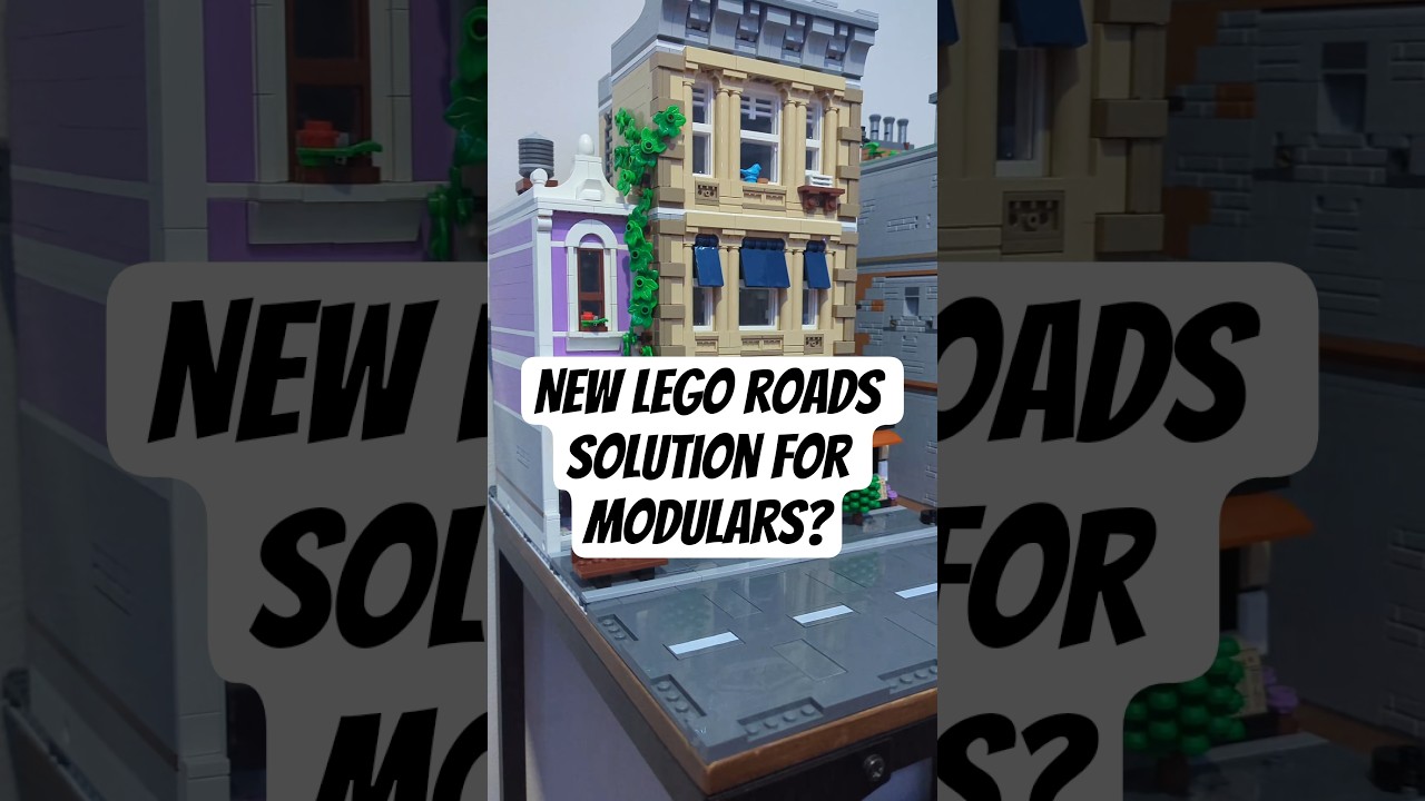 LEGO City Upgrade: Connecting Modulars with New Road Plates