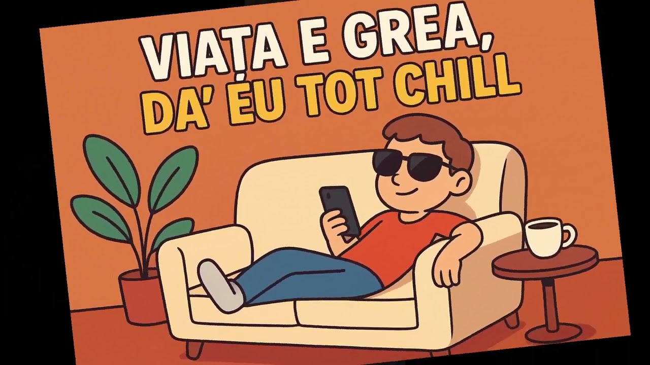 Viața e grea, da&rsquo; eu tot chill 😎 | Vibe ironic și chill pop