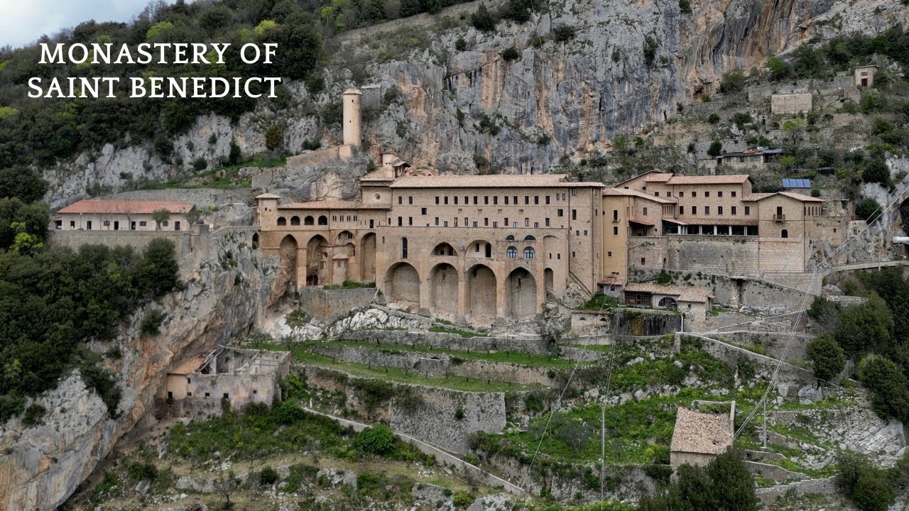 MONASTERO DI SAN BENEDETTO / WALKING TOUR 4K / SUBIACO - LAZIO / viaggiaconwallace