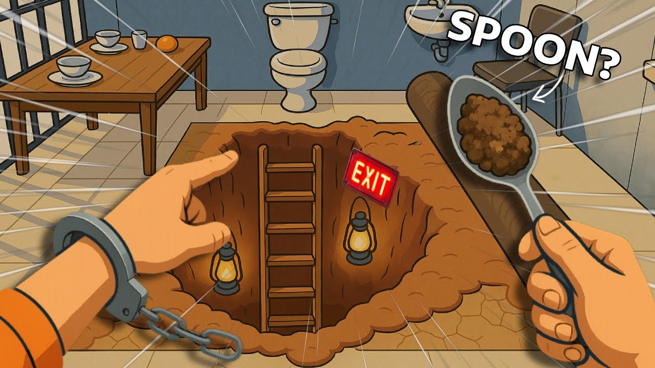 I Tried Escaping PRISON By Digging a Tunnel...