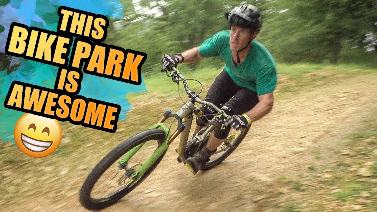THIS BIKE PARK IS AWESOME - EPIC JUMPS AND MTB TRAILS