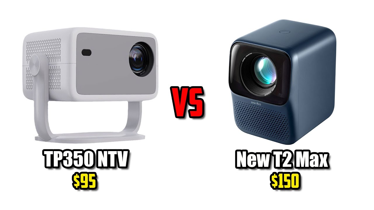 TP350 NTV vs Wanbo New T2 Max - In-Depth Comparison - Battle Of The Budget Projector Kings!