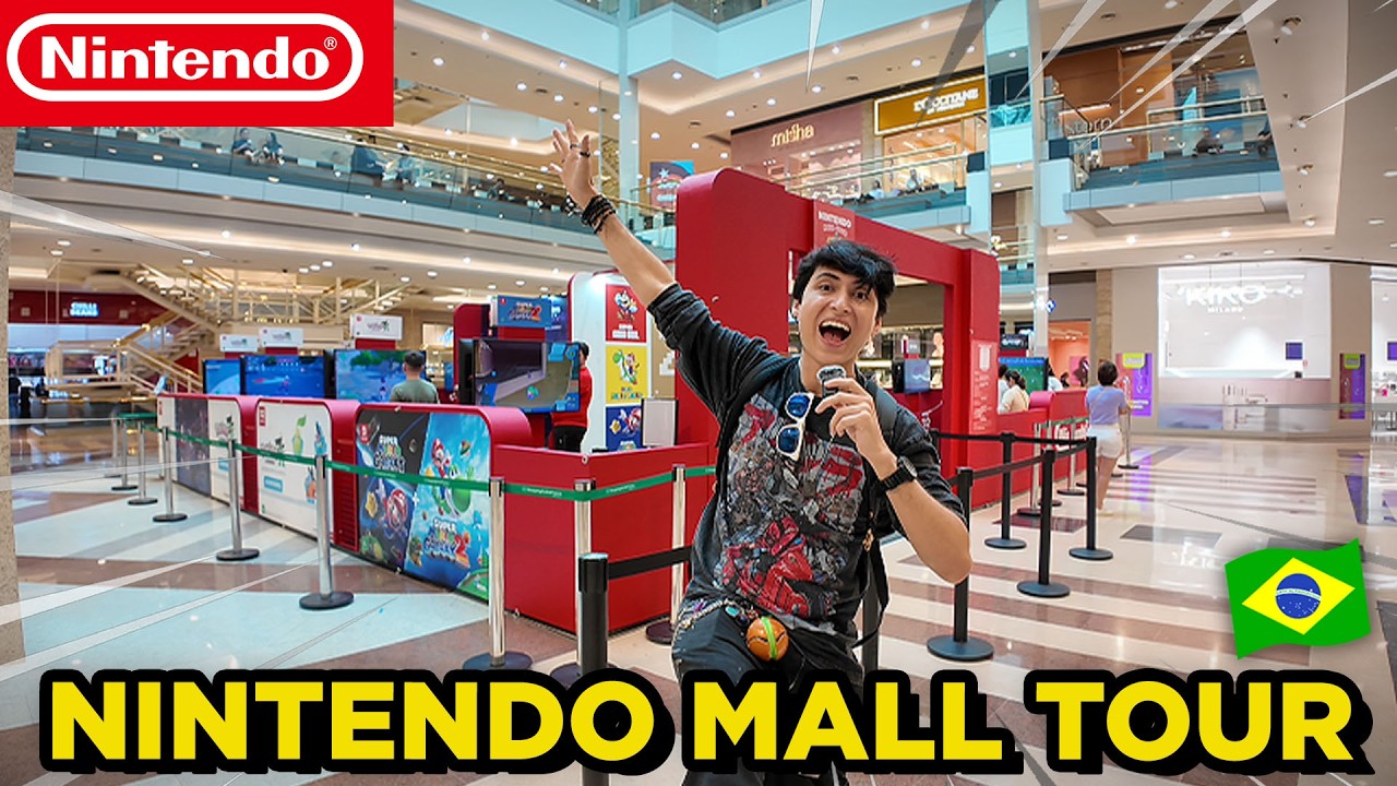 VEM SE DIVERTIR COM OS JOGOS DO SWITCH 2 l Nintendo Mall Tour São Paulo