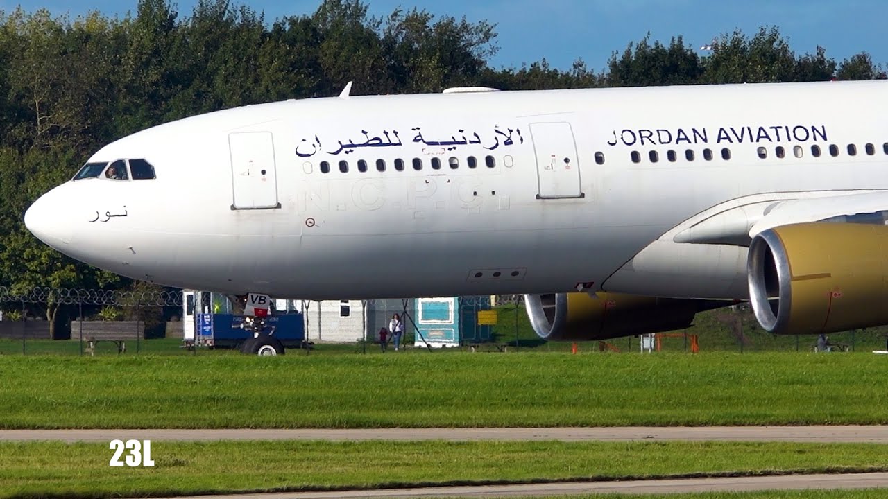 PIA Flight Jordan Aviation Airbus A330-203 JY-JVB R54491 / JAV4491 Islamabad ISB To Manchester MAN