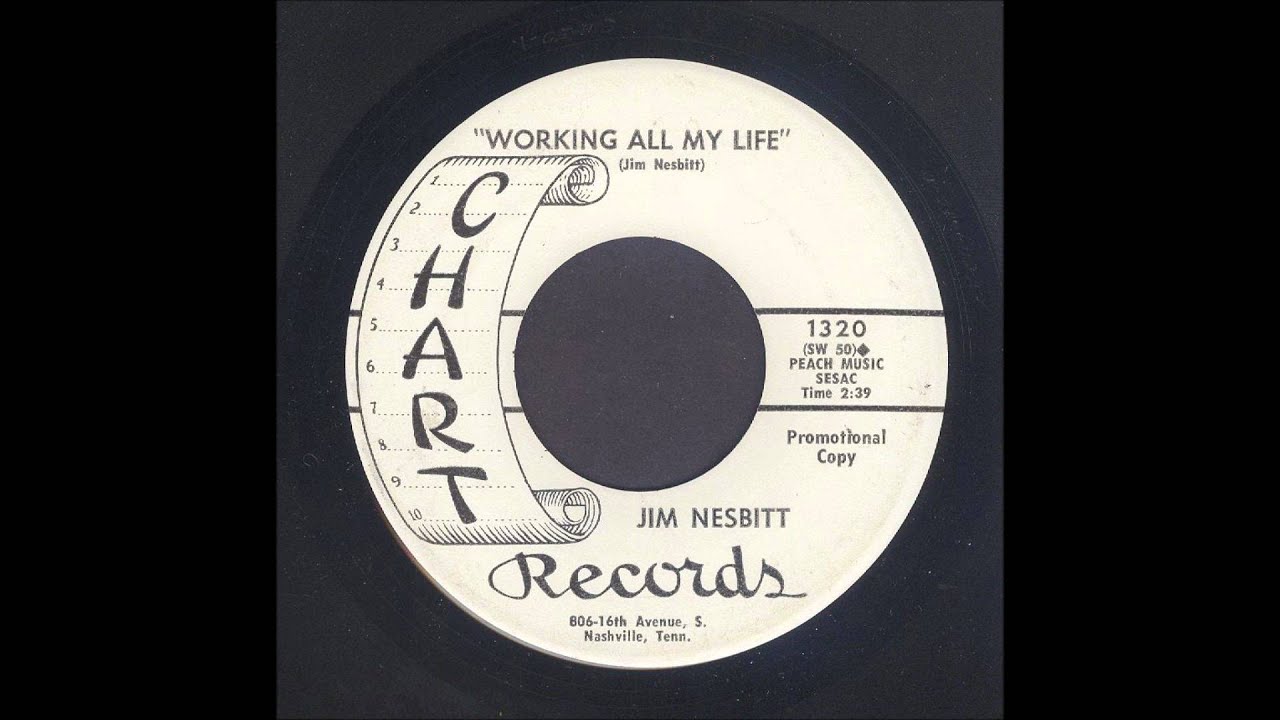 Jim Nesbitt - Working All My Life - Rockabilly 45
