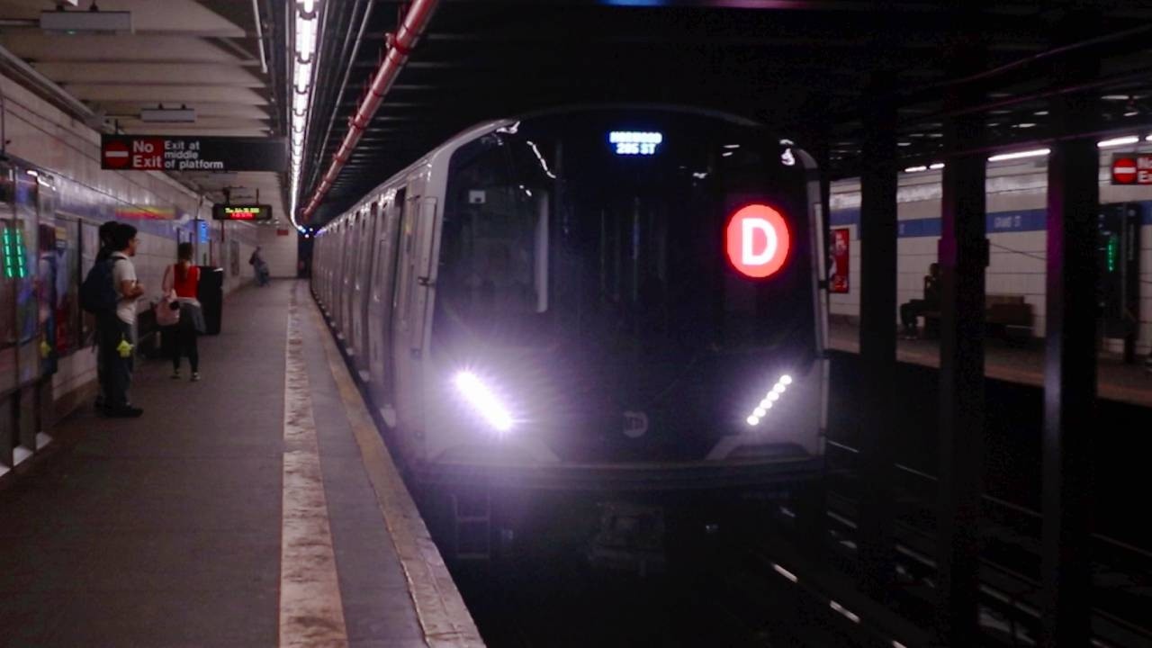 NYCT Subway: R68 / R211A (B) (D) Trains at Grand Street (July 2026)
