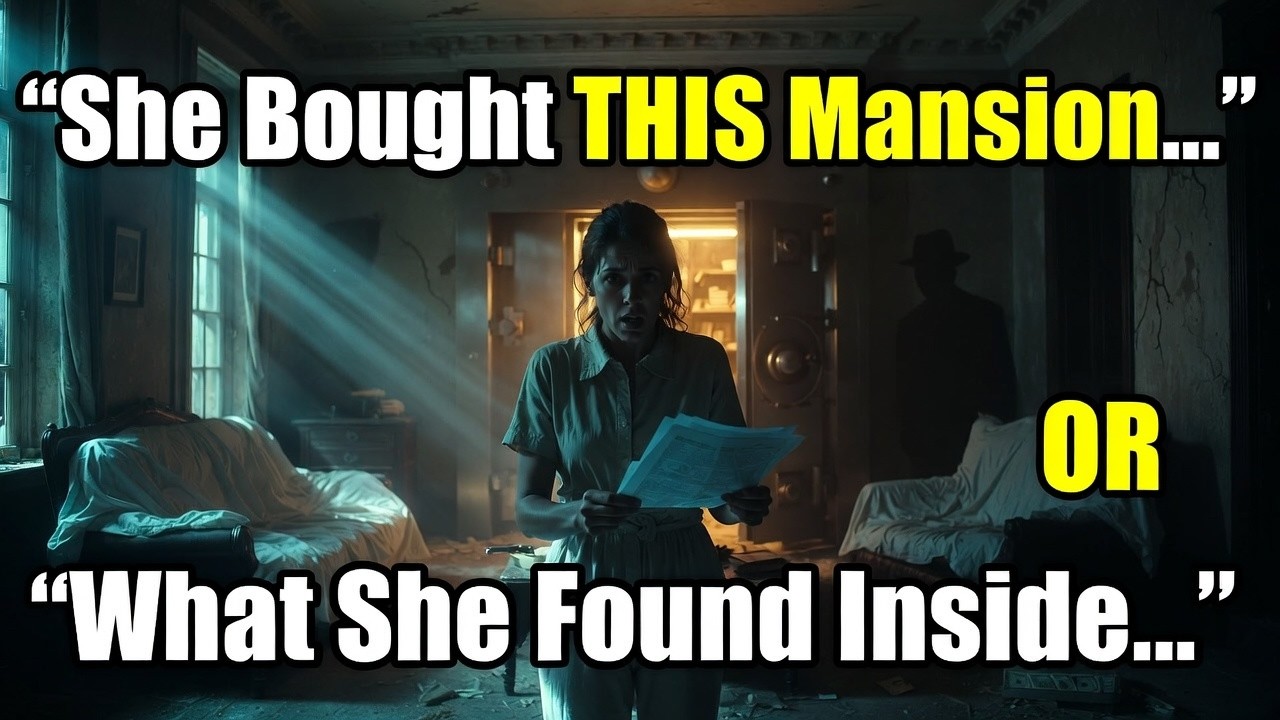 “She Bought a Gangster’s Abandoned Mansion After Leaving Her Husband — What She Found Shocked All”