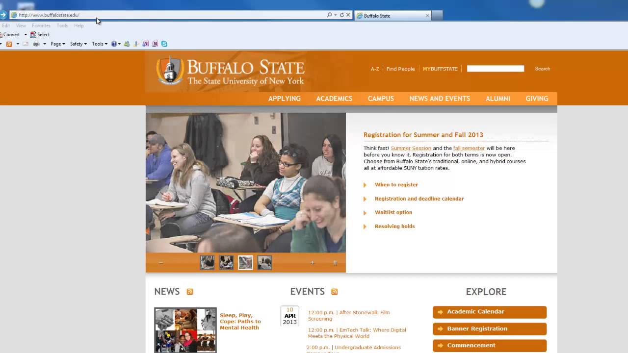 How to lookup your Buffalo State username