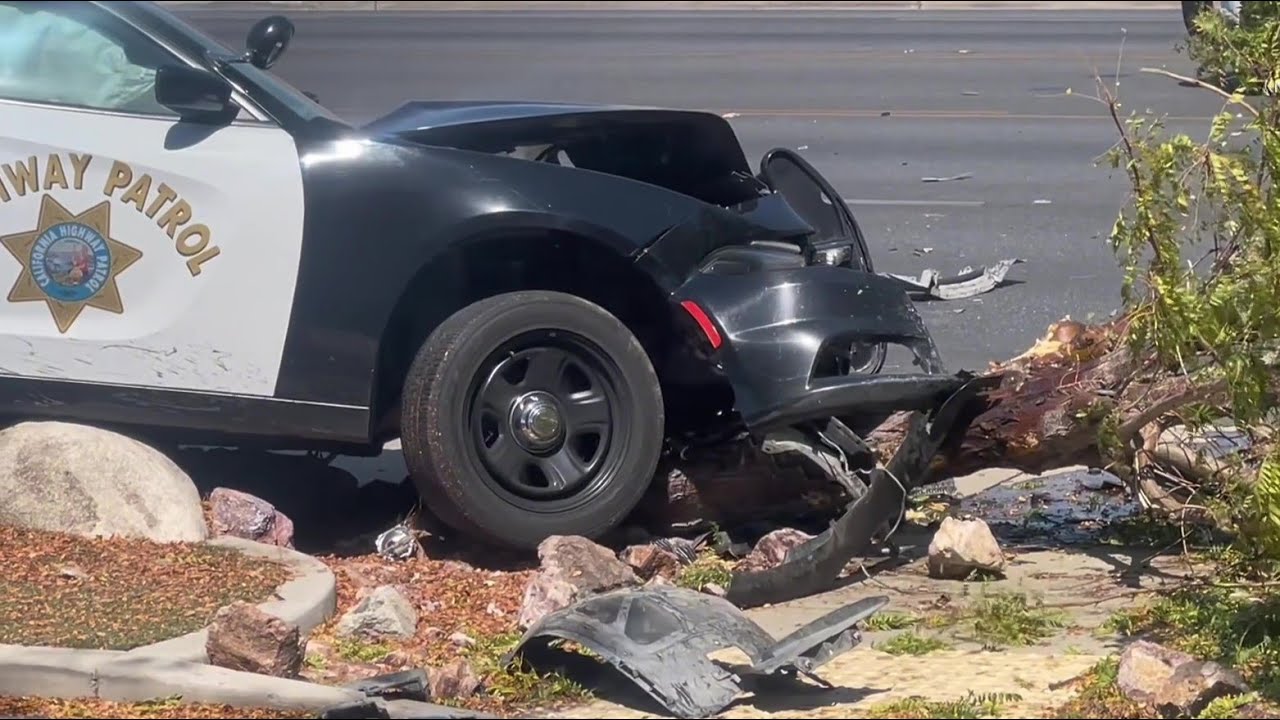 CHP Officer Involved in Hesperia Traffic Collision