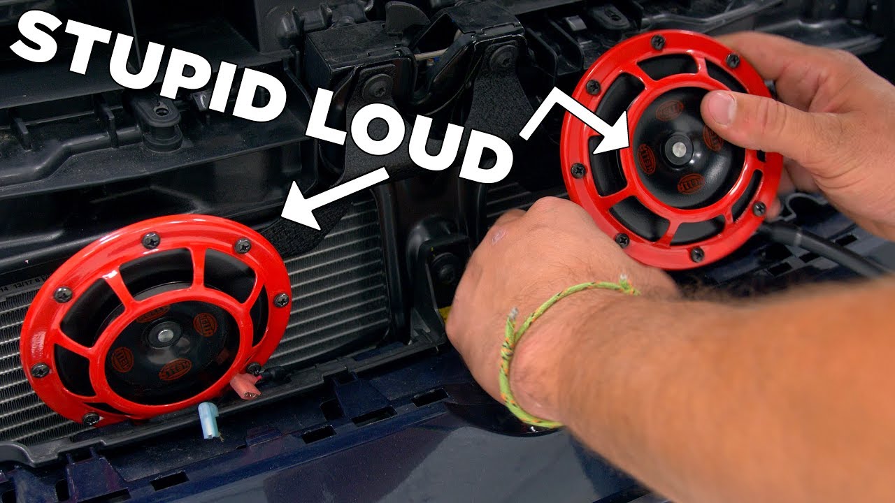 Installing Hella Horns on a VW MK7 GTI