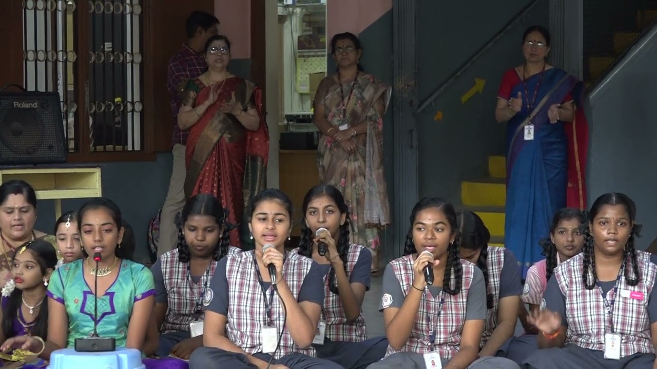 Students of SRMJV, have showcased a magnificent feat on this auspicious day of Vijayadhasami.