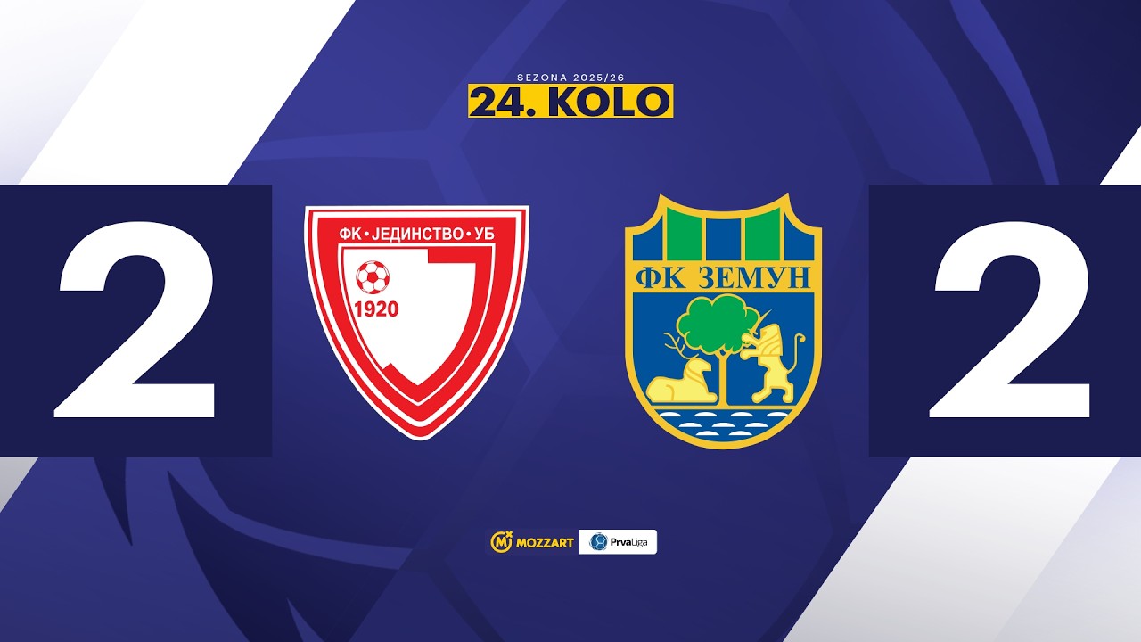 MBPLS 2025/26 - 24.Kolo: JEDINSTVO – ZEMUN 2:2 (0:1)