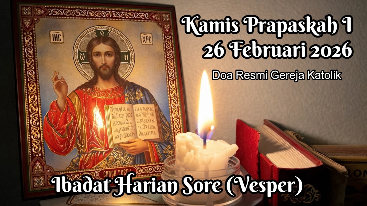 26 Feb 2026 Ibadat Sore Vesper Kamis Prapaskah I
