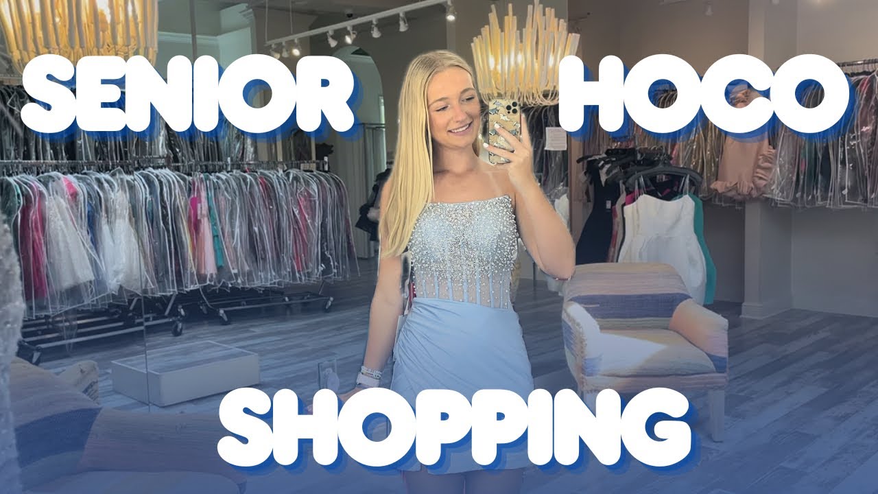 Senior Hoco Dress Shopping!!!