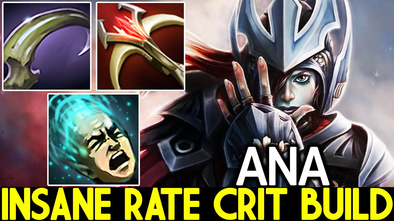 ANA [Phantom Assassin] Insane Rate Crit with Daedalus Build Dota 2