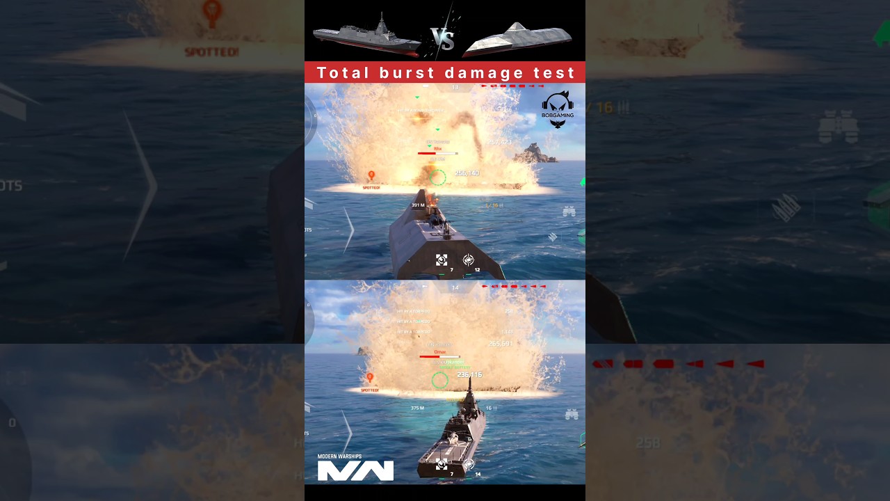 FS Swordship vs JS Mogami 🔥  #modernwarships #shorts